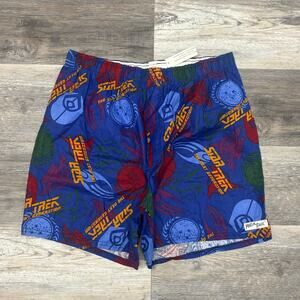 NWT Vintage 90s Star Trek The Next Generation AOP Mens L Shorts‎ USA Deadstock